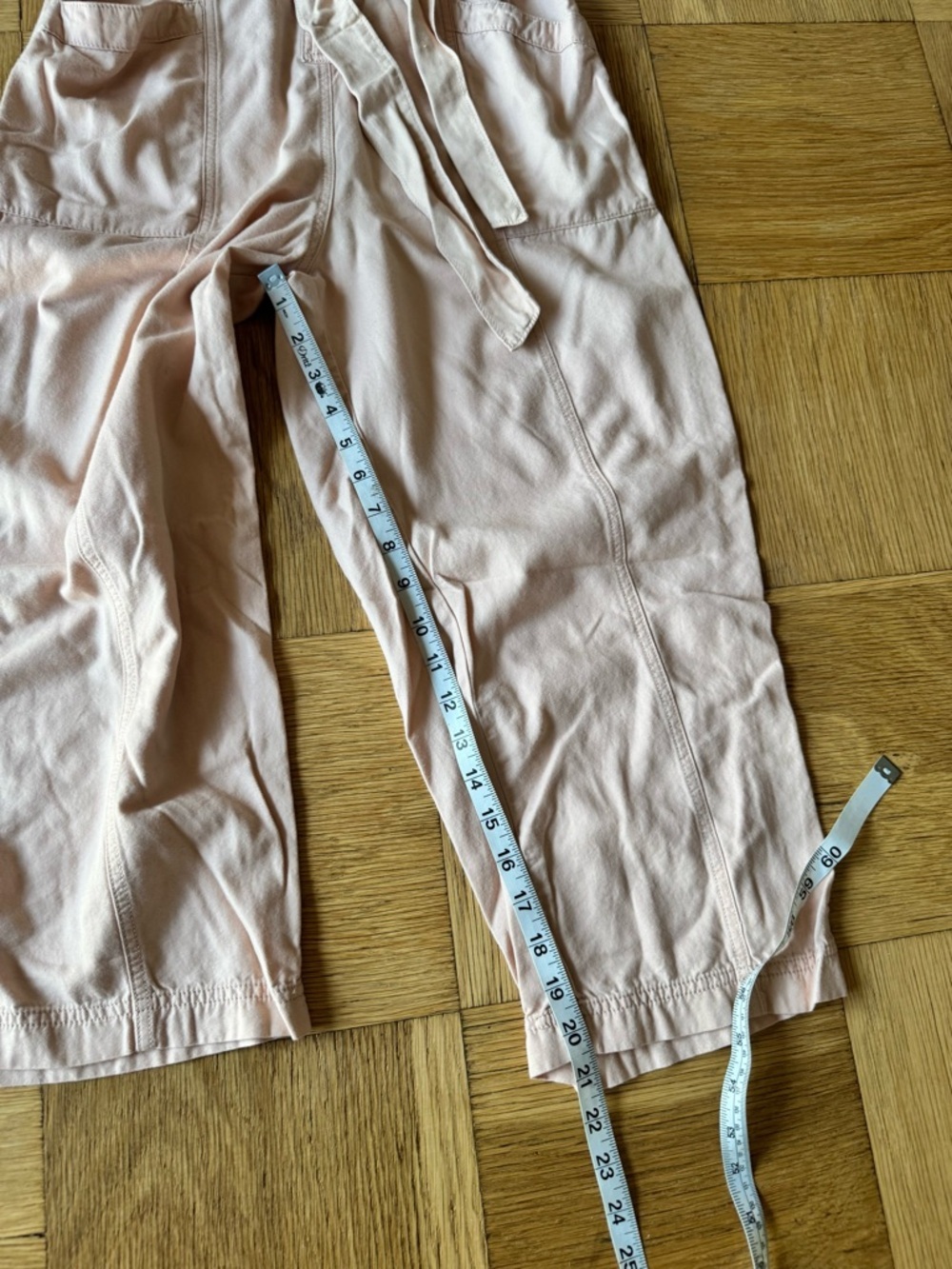 Madewell Top Stitched Coverall Jumpsuit Button Down Pink Blush Belted Size 0 - Picture 9 of 9